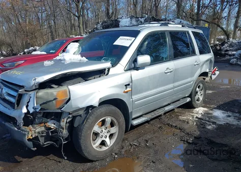 2007 Honda Pilot Ex from USA, damaged, VIN 5FNYF28457B025685